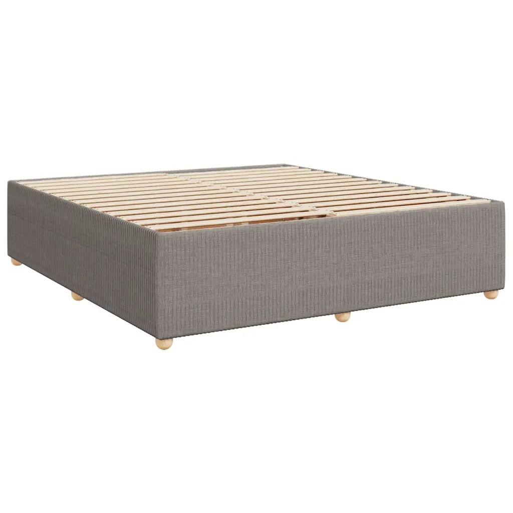 Letto matrimoniale | Letto per adulti | Giroletto senza Materasso Tortora 180x200 cm in Tessuto - Image 4