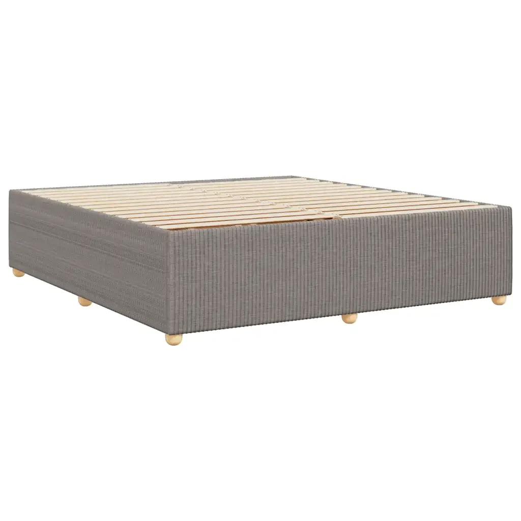 Letto matrimoniale | Letto per adulti | Giroletto senza Materasso Tortora 180x200 cm in Tessuto - Image 6
