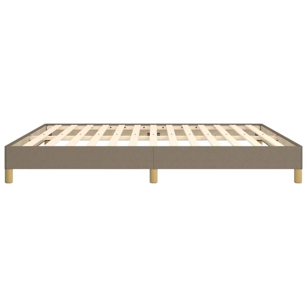 Letto matrimoniale | Letto per adulti | Giroletto senza Materasso Tortora 180x200 cm in Tessuto - Image 6