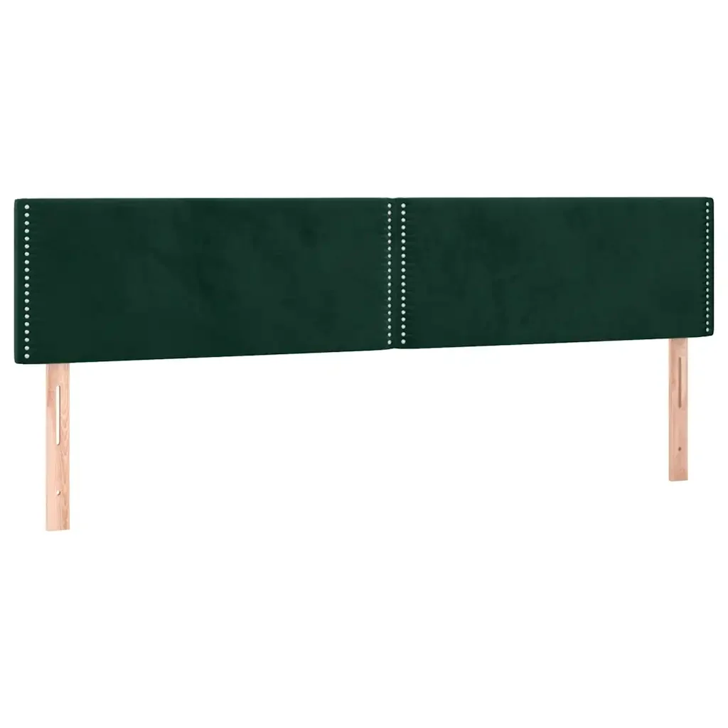 Letto matrimoniale | Letto per adulti | Giroletto senza Materasso Verde Scuro 120x190 cm Velluto - Image 8