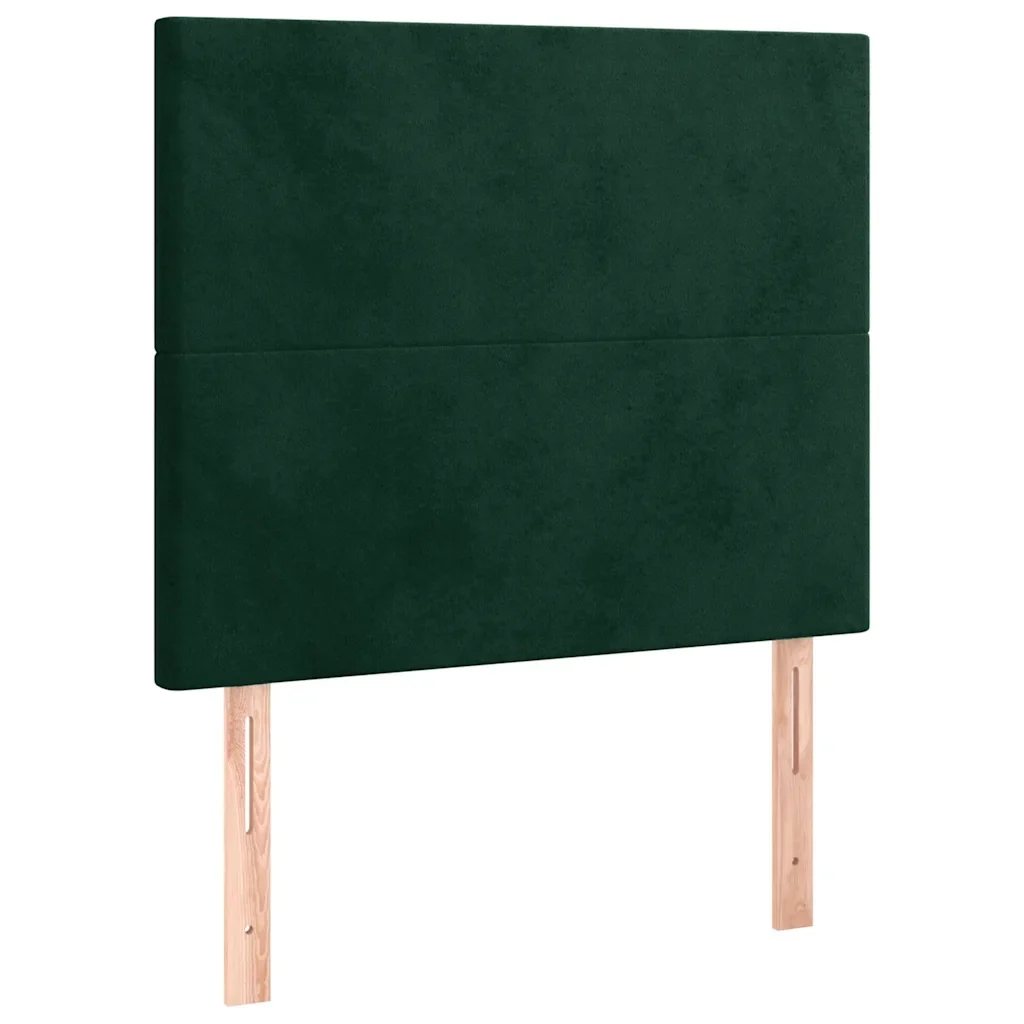 Letto matrimoniale | Letto per adulti | Giroletto senza Materasso Verde Scuro 120x200 cm in Velluto - Image 9