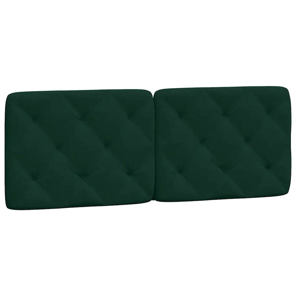 Letto matrimoniale | Letto per adulti | Giroletto senza Materasso Verde Scuro 140x190 cm in Velluto - Image 8