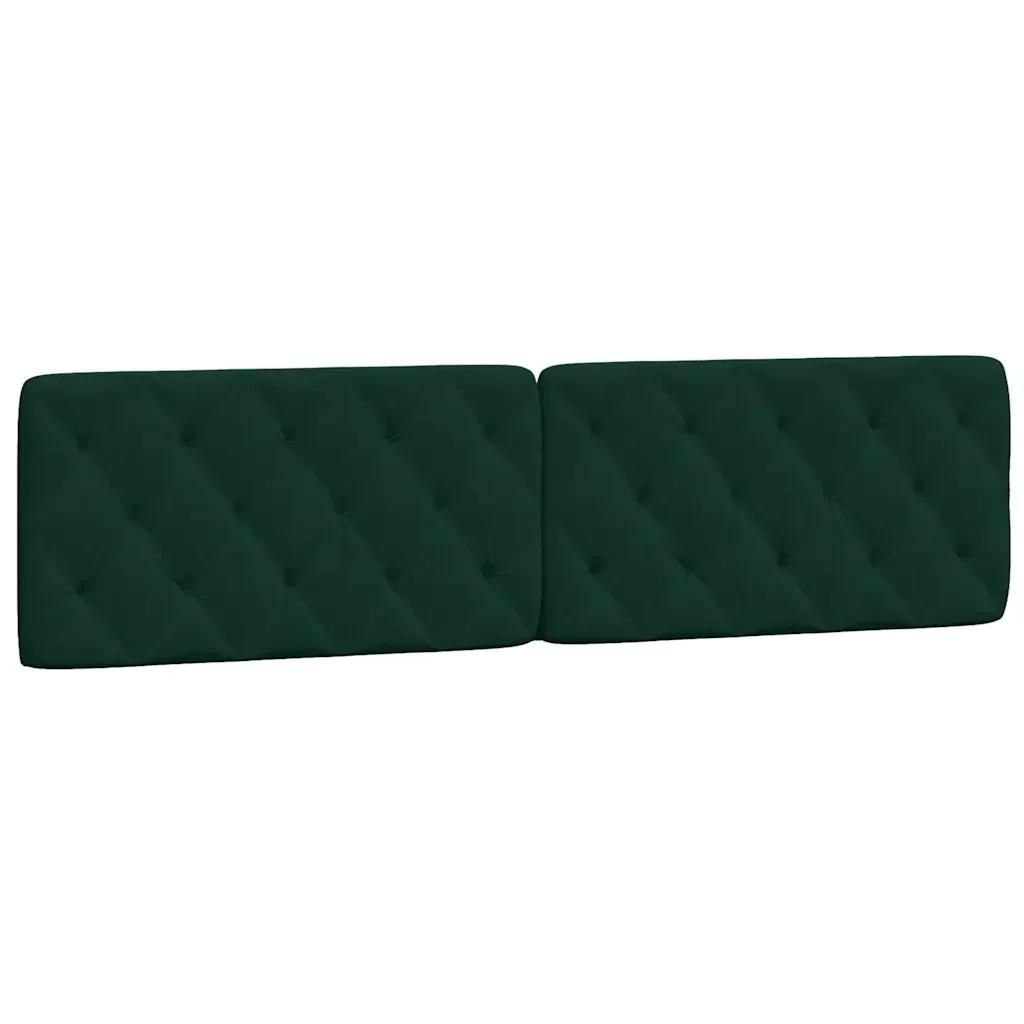 Letto matrimoniale | Letto per adulti | Giroletto senza Materasso Verde Scuro 200x200 cm in Velluto - Image 8