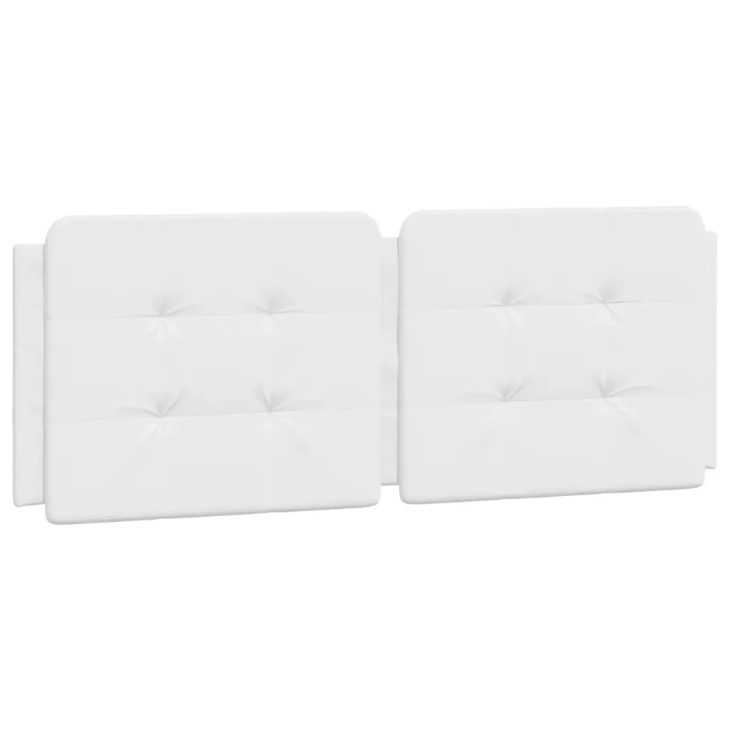 Letto matrimoniale | Letto per adulti | Giroletto senza Materasso Zadar Bianco 140x190 cm in Similpelle - Image 8