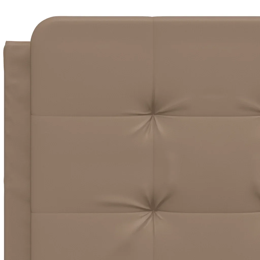 Letto matrimoniale | Letto per adulti | Giroletto senza Materasso Zadar Cappuccino 120x200cm Similpelle - Image 7