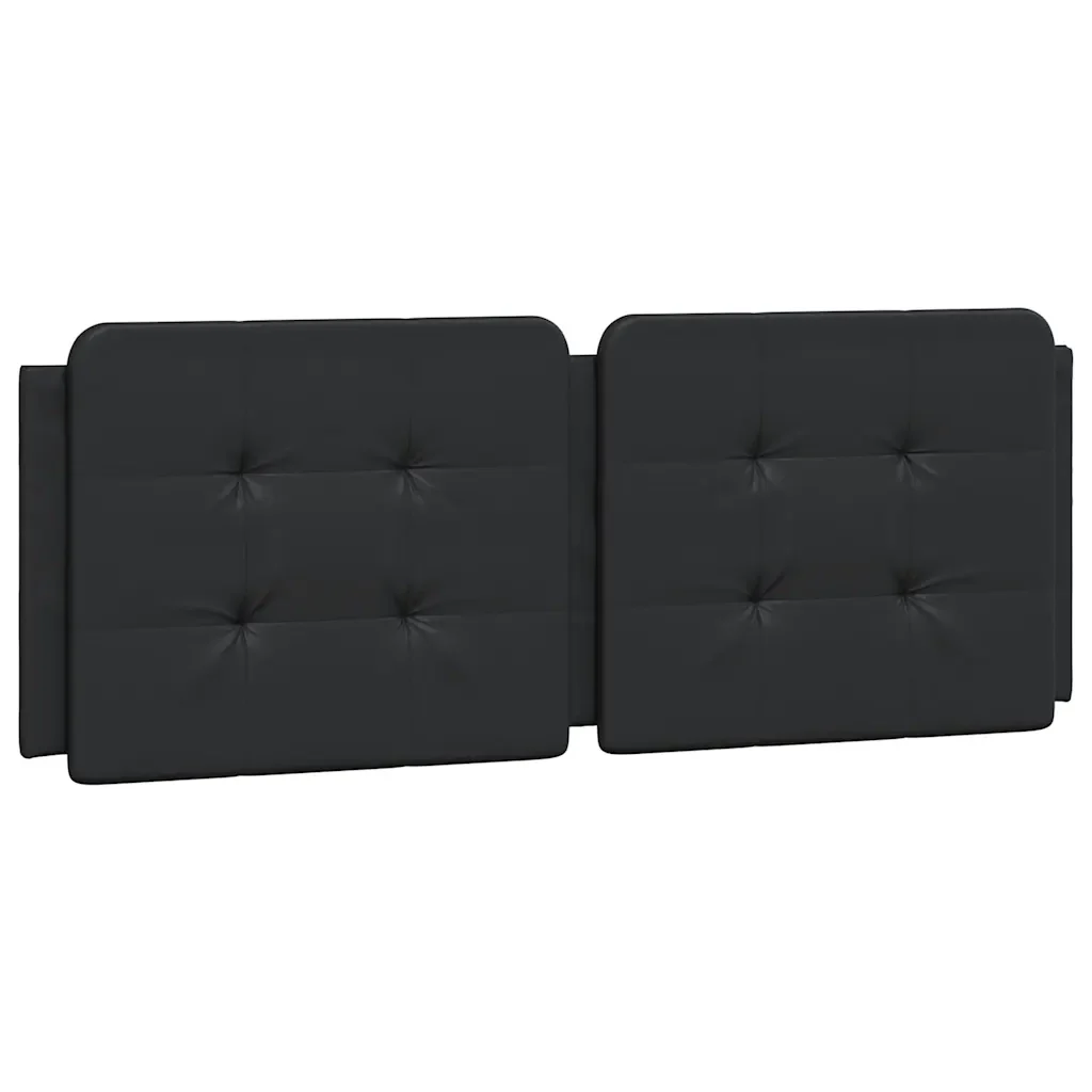 Letto matrimoniale | Letto per adulti | Giroletto senza Materasso Zadar Nero 140x200 cm in Similpelle - Image 8