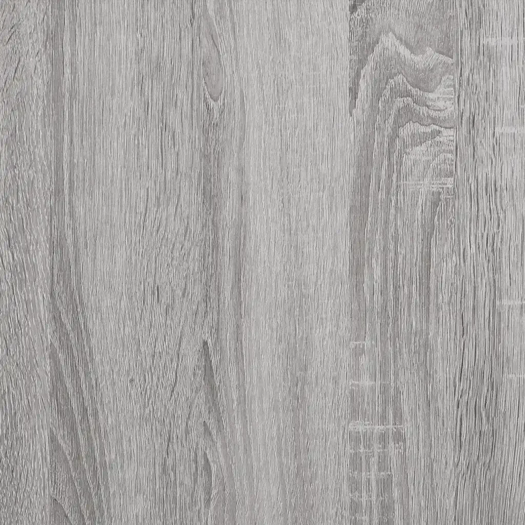 Letto matrimoniale | Letto per adulti | Giroletto Testiera Grigio Sonoma 180x200 cm Legno Multistrato - Image 9