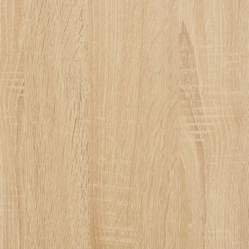 Letto matrimoniale | Letto per adulti | Giroletto Testiera Rovere Sonoma 200x200 cm Legno Multistrato - Image 9