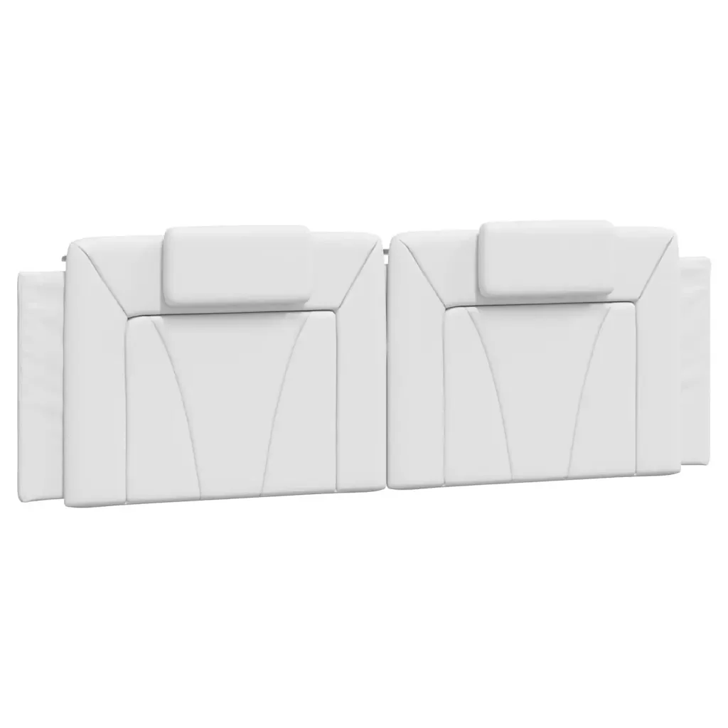 Letto matrimoniale | Letto per adulti | Giroletto Viana senza Materasso Bianco 160x200 cm in Similpelle - Image 8