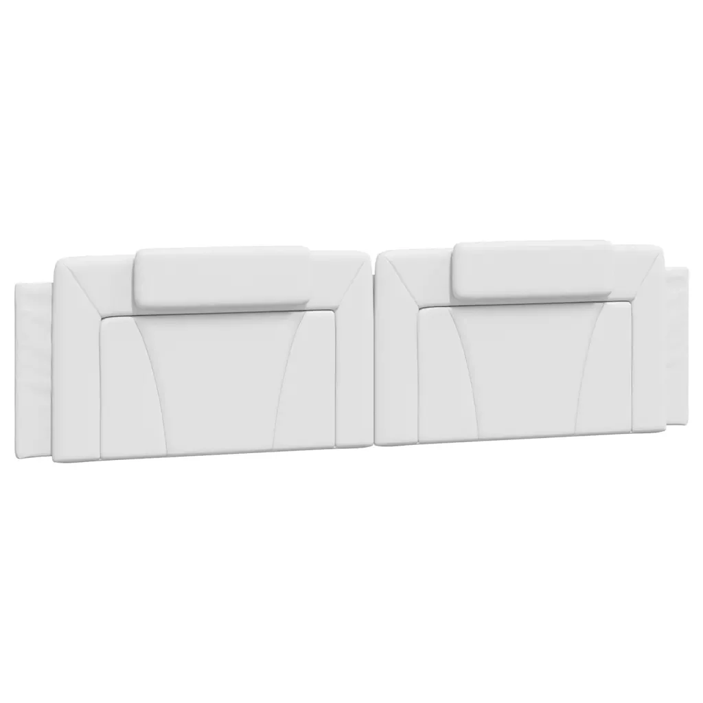 Letto matrimoniale | Letto per adulti | Giroletto Viana senza Materasso Bianco 200x200 cm in Similpelle - Image 8