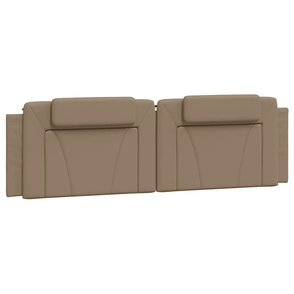 Letto matrimoniale | Letto per adulti | Giroletto Viana senza Materasso Cappuccino 180x200 cm in Similpelle - Image 8