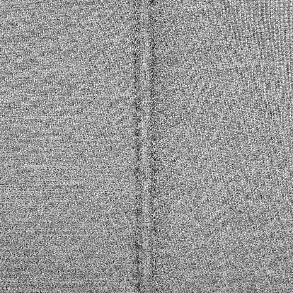 Letto matrimoniale Tessuto color Grigio 160 x 200 cm Rete A Doghe Testiera imbottita stile moderno - Image 7