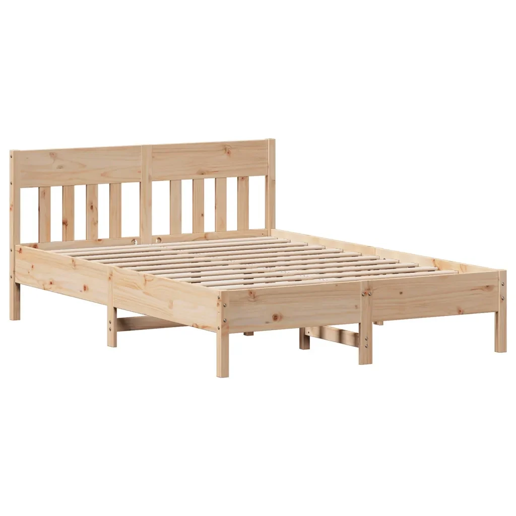 Letto senza Materasso 120x190 cm in Legno Massello di Pino - Image 6