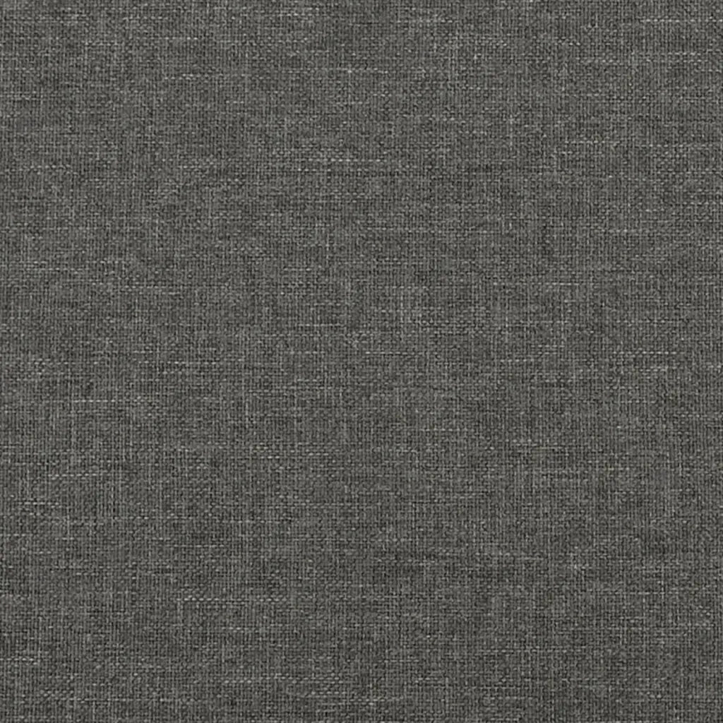 Letto singolo | Letto per adulti | Giroletto a Molle con Materasso Grigio Scuro 90x190 cm Tessuto - Image 9