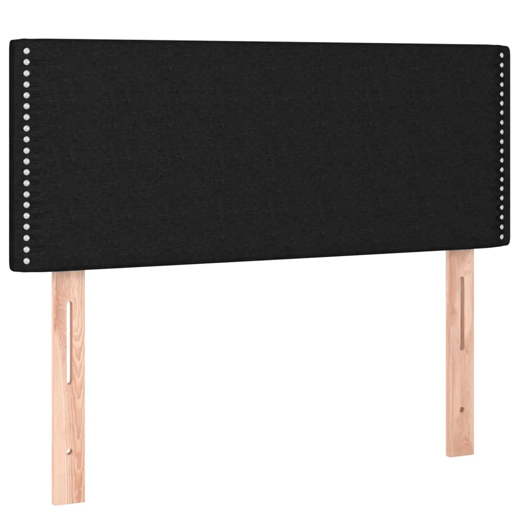 Letto singolo | Letto per adulti | Giroletto a Molle con Materasso Nero 80x200 cm inTessuto - Image 6