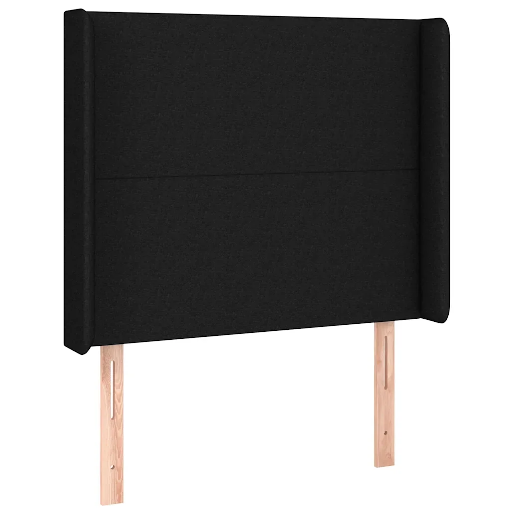 Letto singolo | Letto per adulti | Giroletto a Molle con Materasso Nero 80x200 cm inTessuto - Image 6