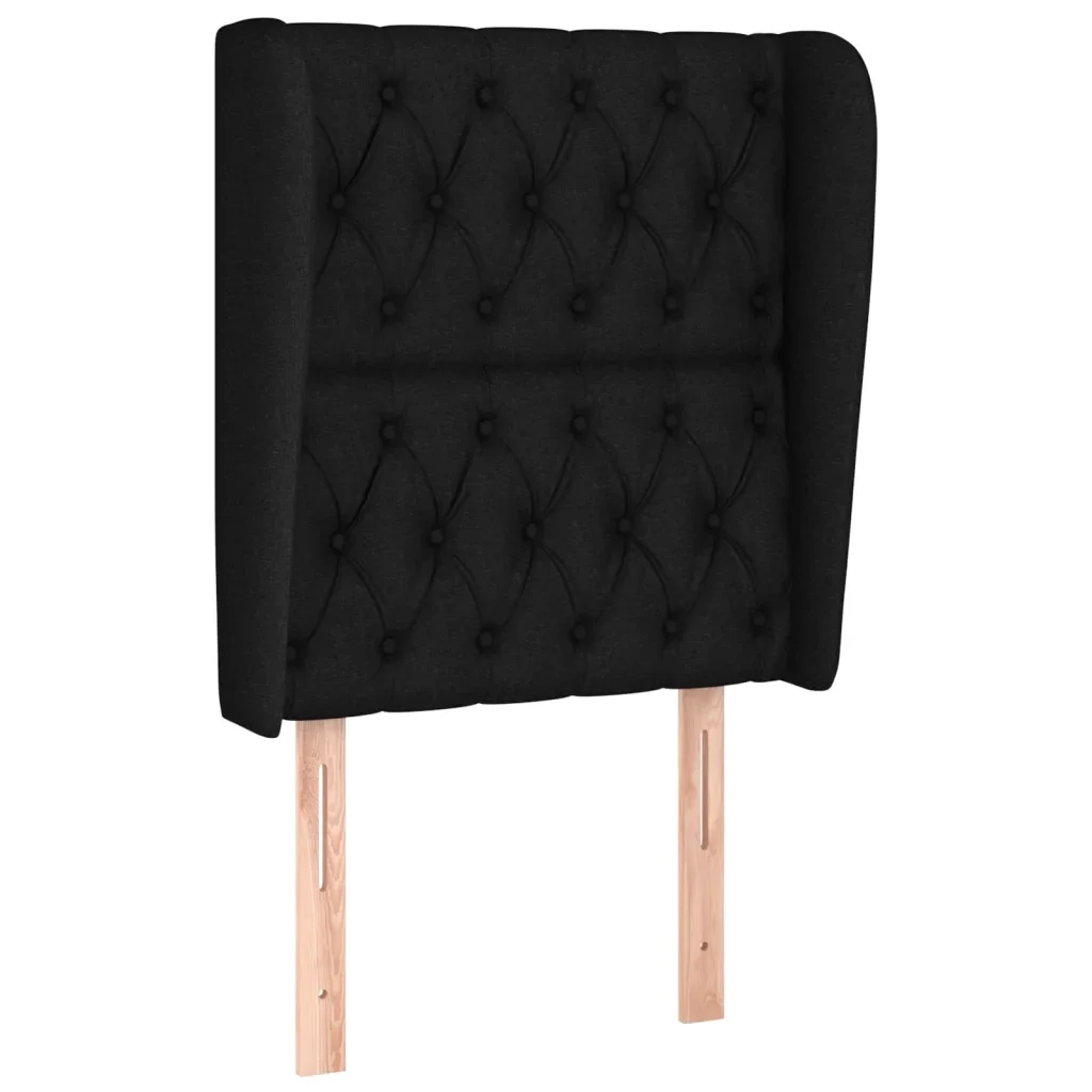 Letto singolo | Letto per adulti | Giroletto a Molle con Materasso Nero 80x200 cm inTessuto - Image 6