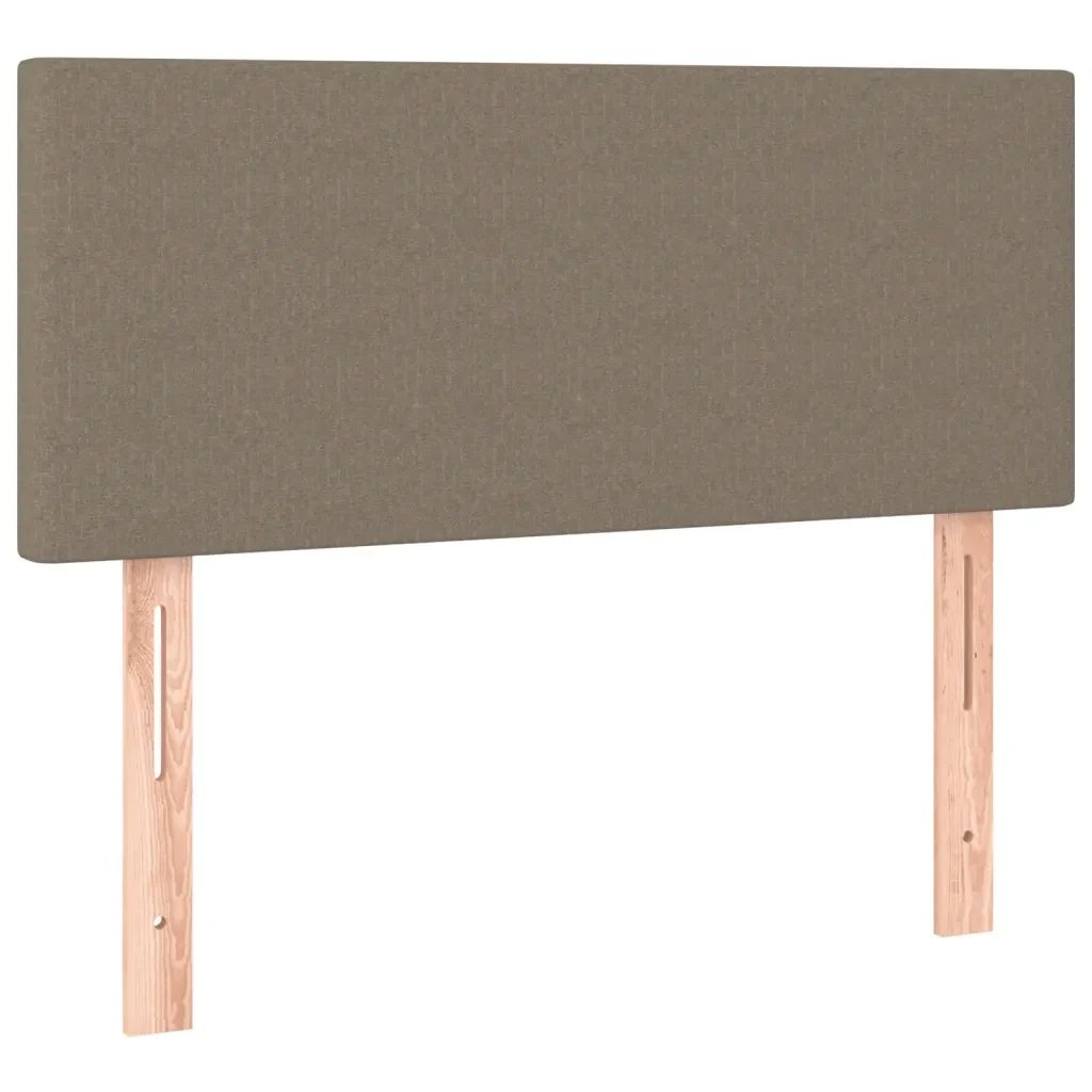 Letto singolo | Letto per adulti | Giroletto a Molle con Materasso Tortora 80x200 cm inTessuto - Image 6