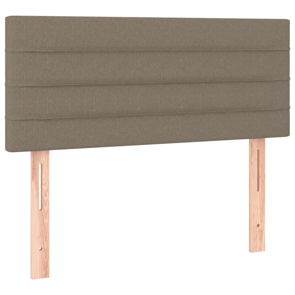 Letto singolo | Letto per adulti | Giroletto a Molle con Materasso Tortora 80x200 cm inTessuto - Image 6