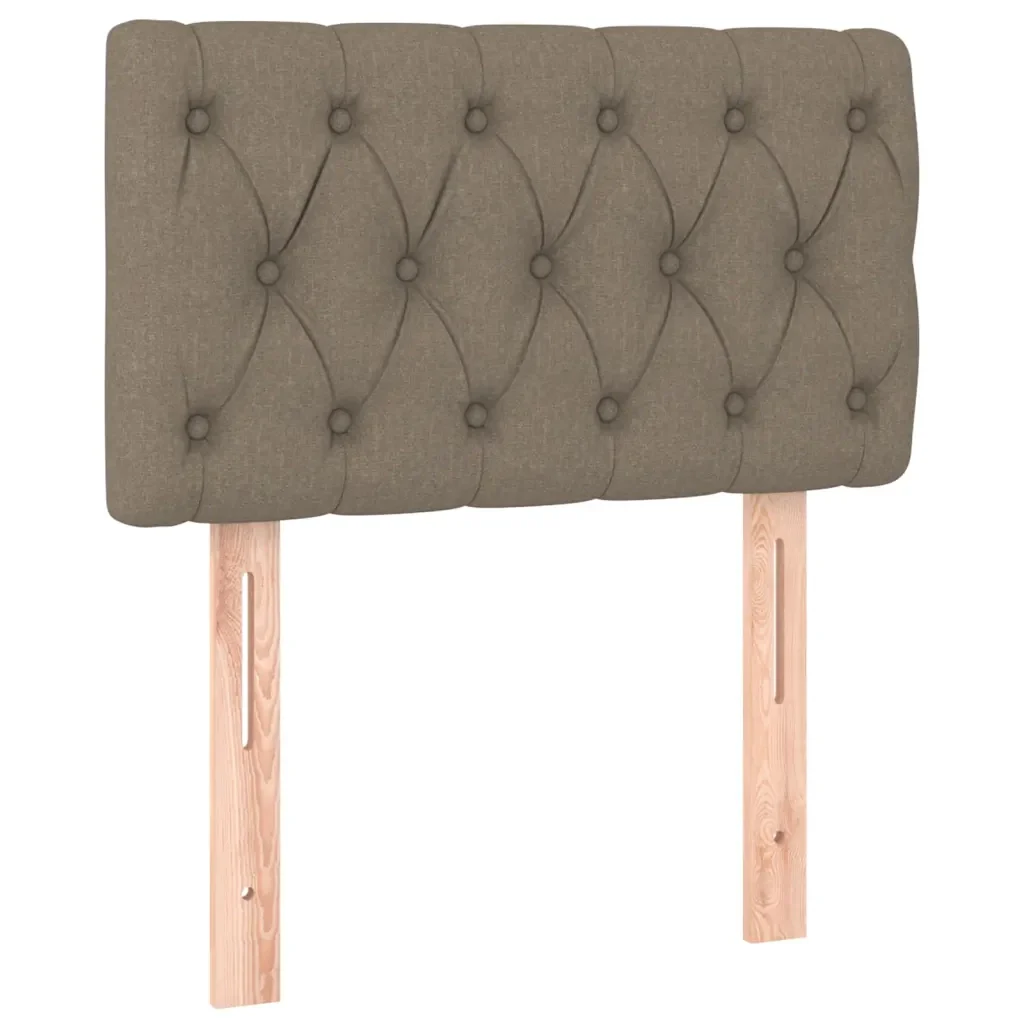 Letto singolo | Letto per adulti | Giroletto a Molle con Materasso Tortora 80x200 cm inTessuto - Image 6