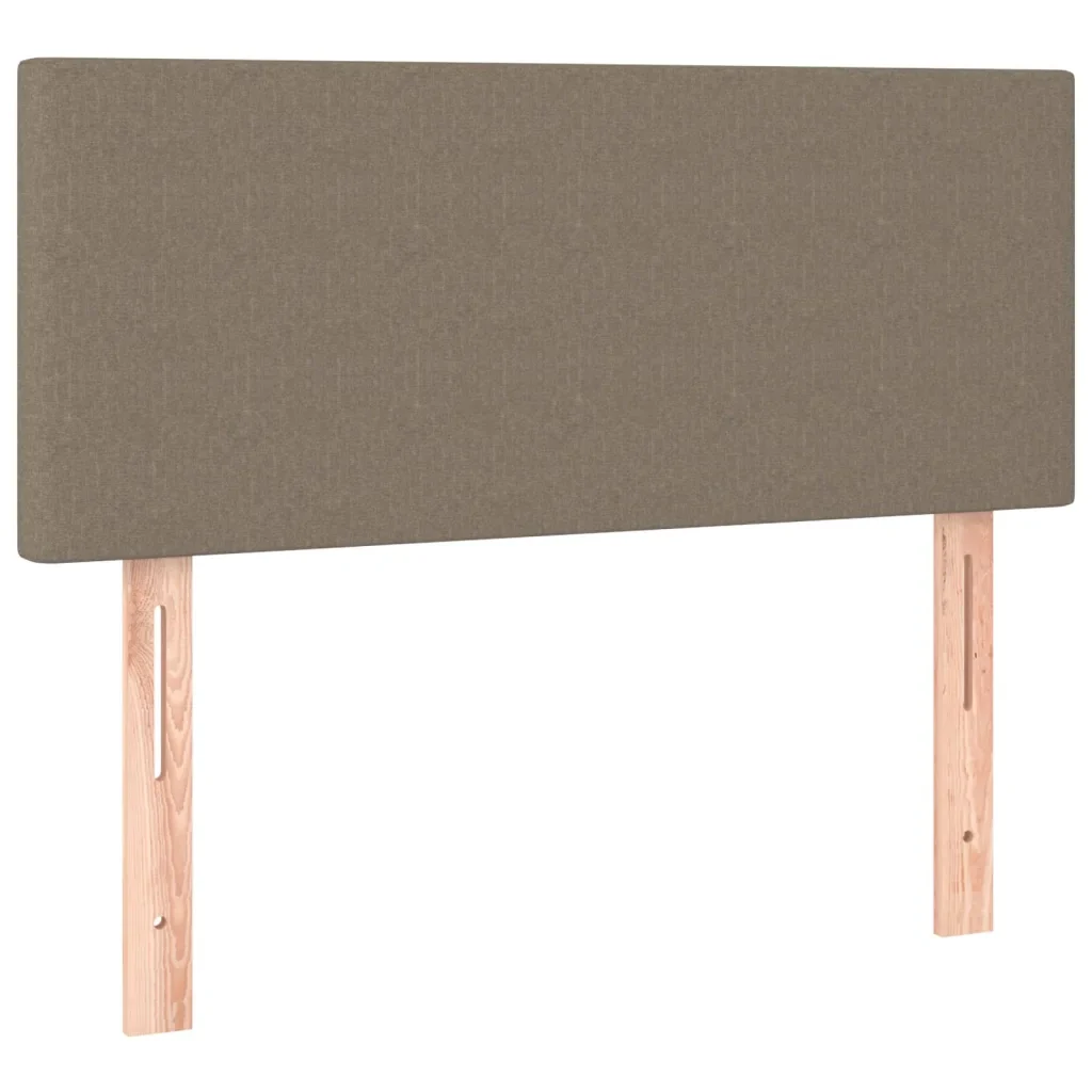 Letto singolo | Letto per adulti | Giroletto a Molle con Materasso Tortora 90x200 cm inTessuto - Image 6