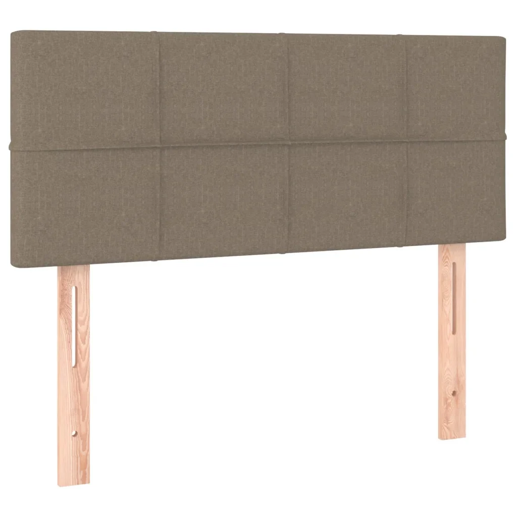 Letto singolo | Letto per adulti | Giroletto a Molle con Materasso Tortora 90x200 cm inTessuto - Image 6