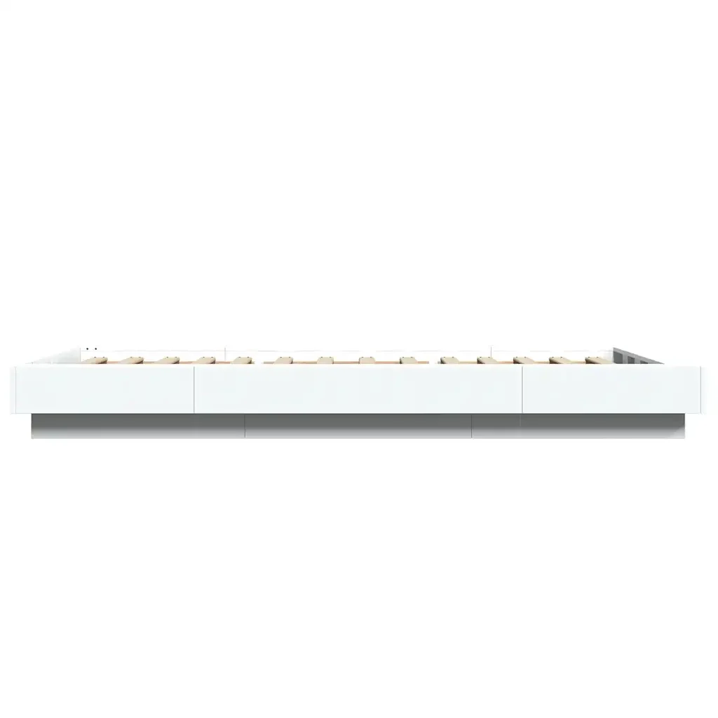 Letto singolo | Letto per adulti | Giroletto Bianco 100x200 cm in Legno Massello - Image 5
