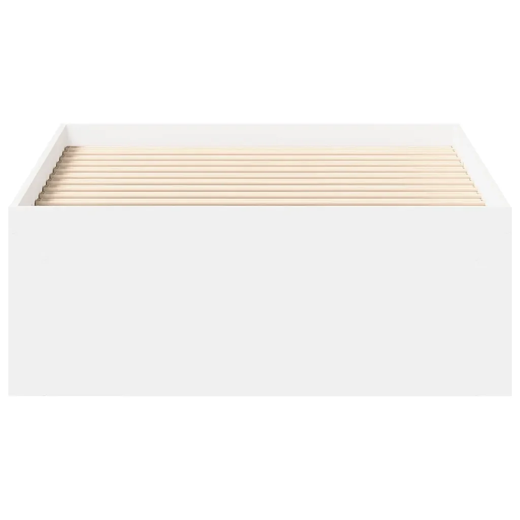 Letto singolo | Letto per adulti | Giroletto Bianco 90x190 cm - Image 5
