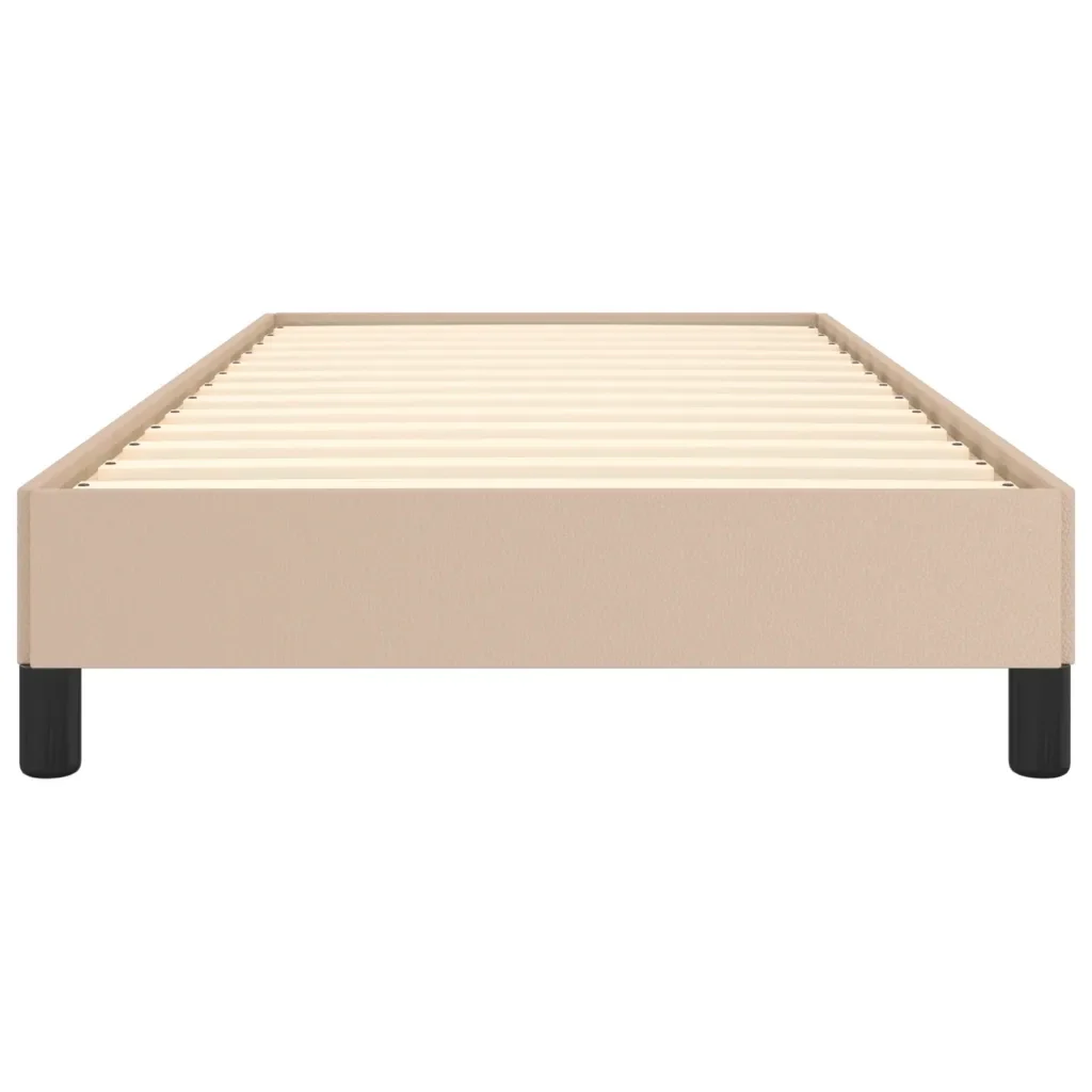 Letto singolo | Letto per adulti | Giroletto Cappuccino 100x200 cm in Similpelle - Image 5