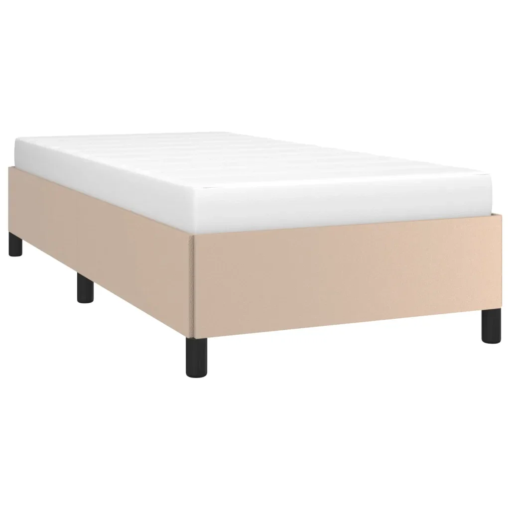 Letto singolo | Letto per adulti | Giroletto Cappuccino 80x200 cm in Similpelle - Image 3