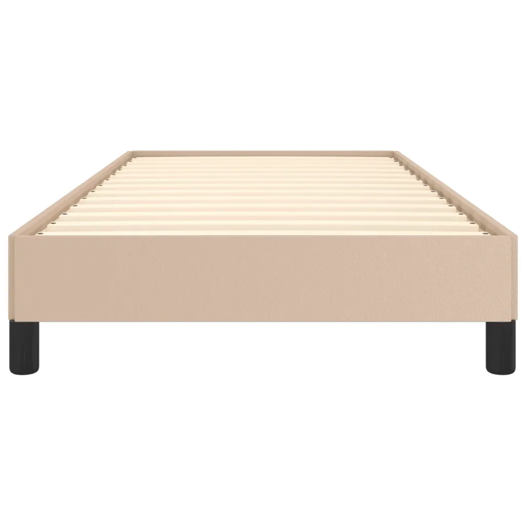 Letto singolo | Letto per adulti | Giroletto Cappuccino 80x200 cm in Similpelle - Image 5
