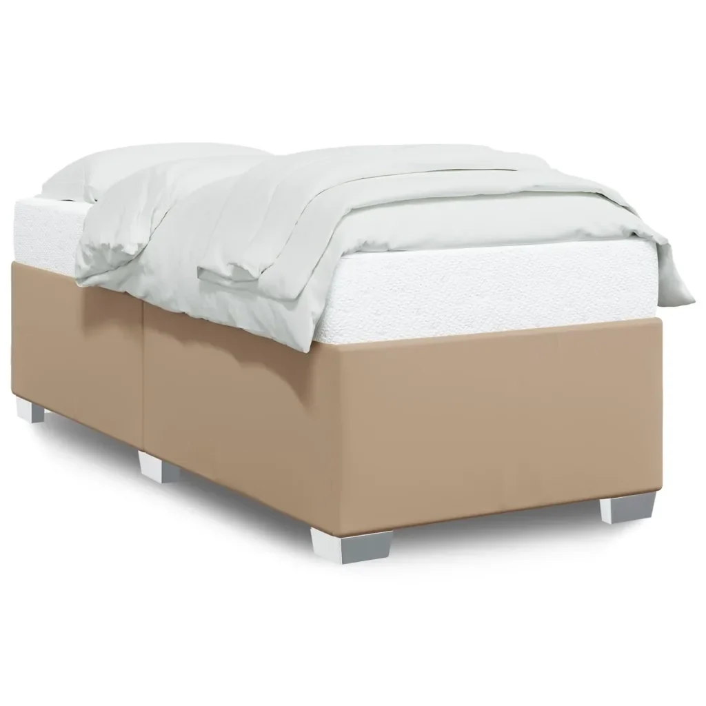 Letto singolo | Letto per adulti | Giroletto Cappuccino 90x200 cm in Similpelle