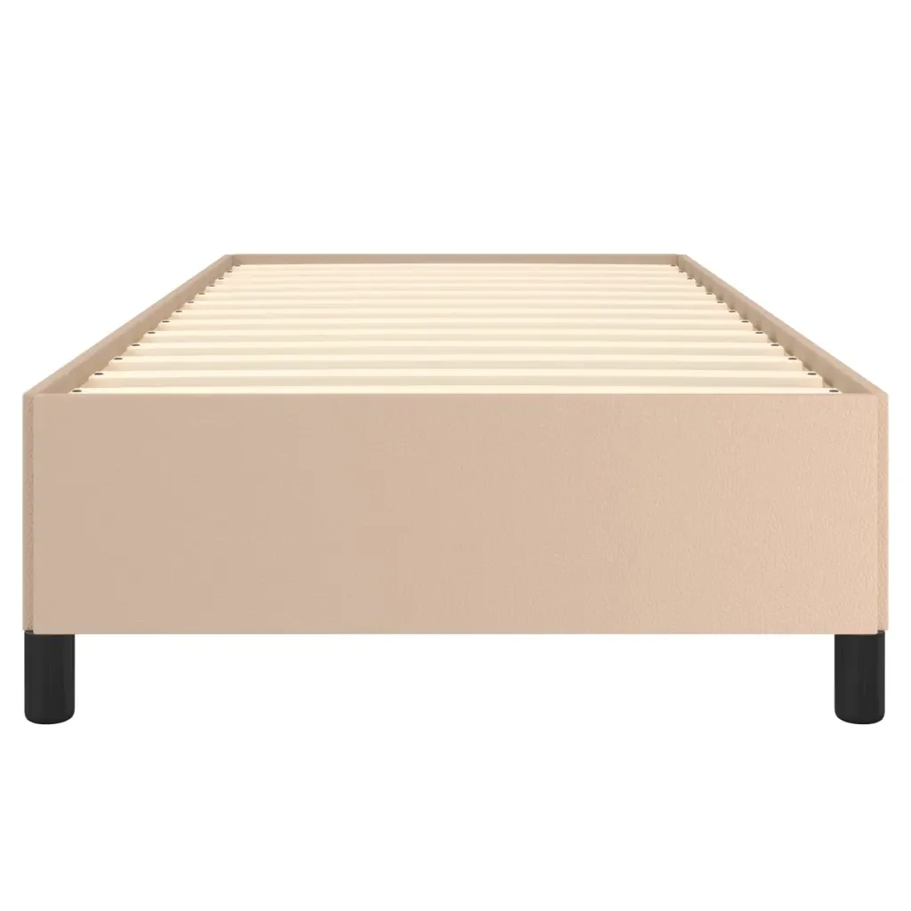 Letto singolo | Letto per adulti | Giroletto Cappuccino 90x200 cm in Similpelle - Image 5
