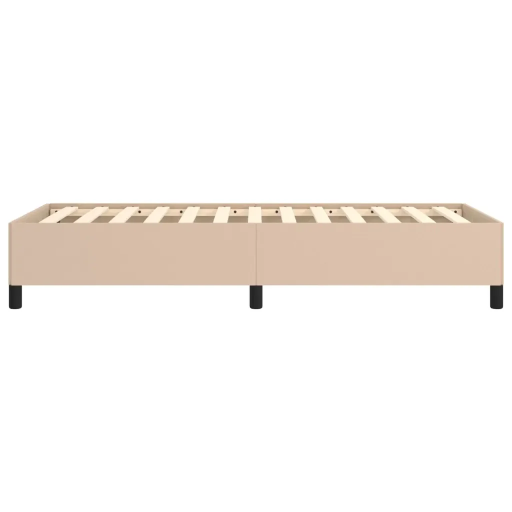Letto singolo | Letto per adulti | Giroletto Cappuccino 90x200 cm in Similpelle - Image 6