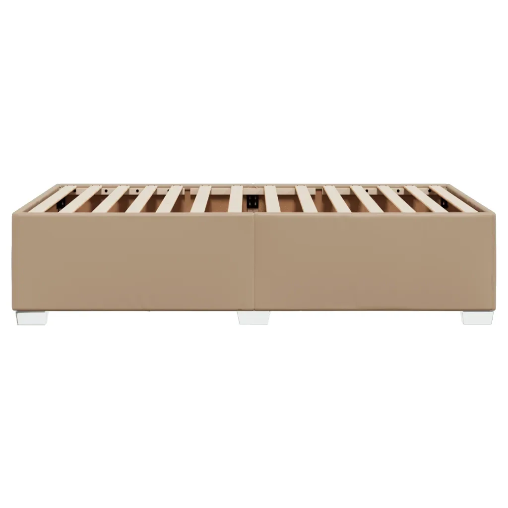 Letto singolo | Letto per adulti | Giroletto Cappuccino 90x200 cm in Similpelle - Image 5
