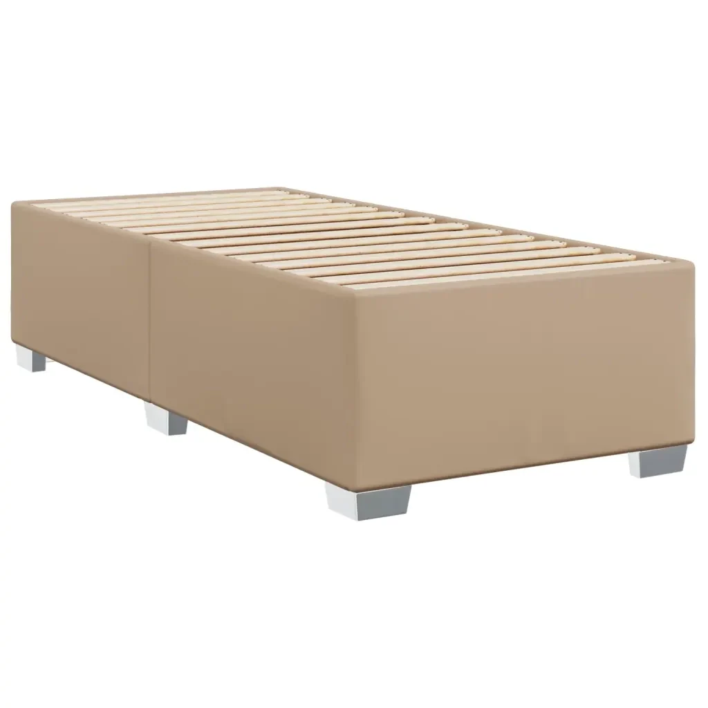 Letto singolo | Letto per adulti | Giroletto Cappuccino 90x200 cm in Similpelle - Image 6