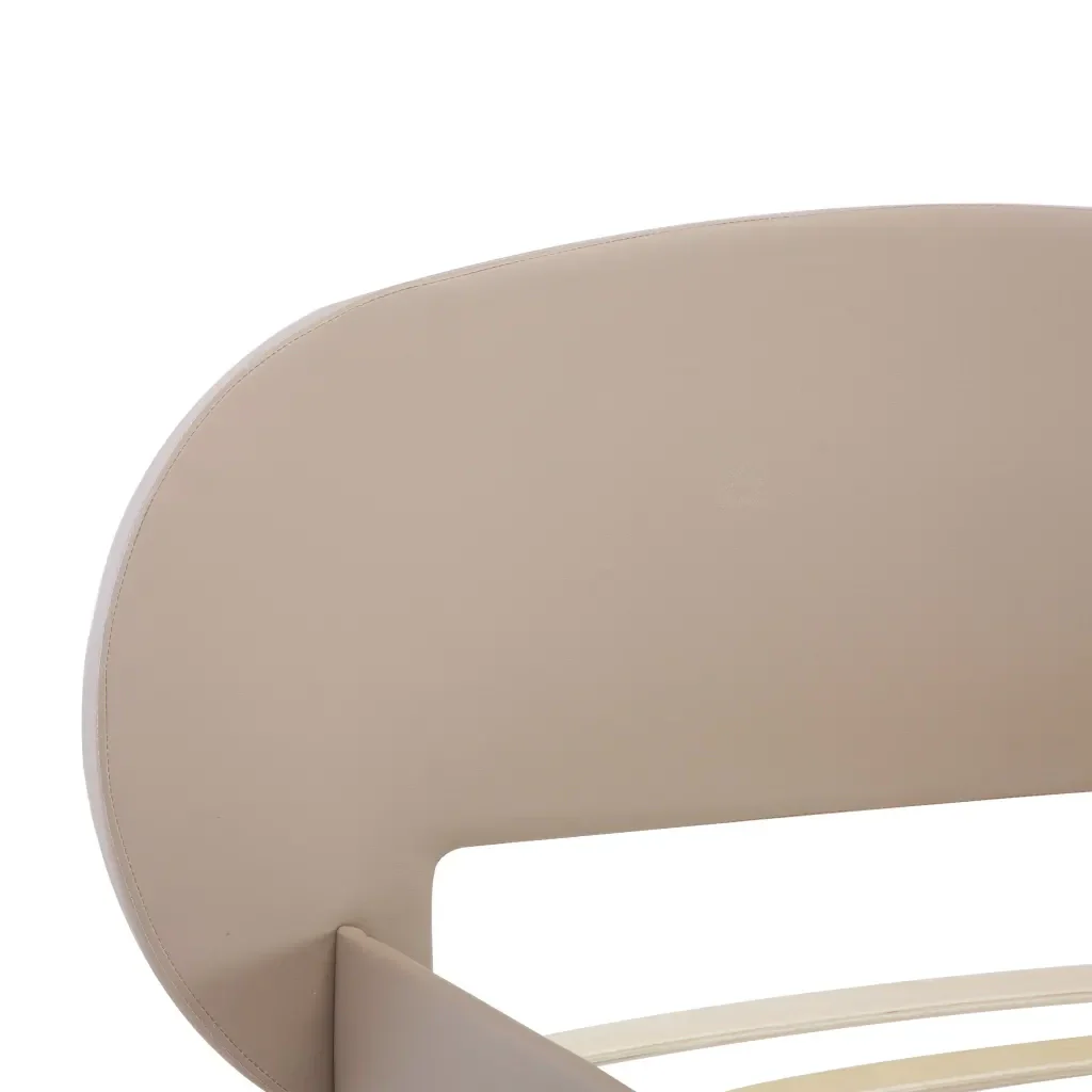 Letto singolo | Letto per adulti | Giroletto Cappuccino in Similpelle 100x200 cm - Image 5