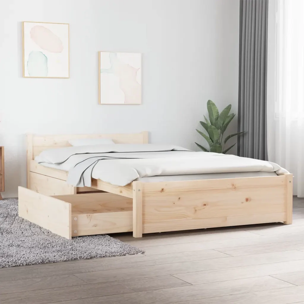 Letto singolo | Letto per adulti | Giroletto con Cassetti 90x200 cm - Image 2