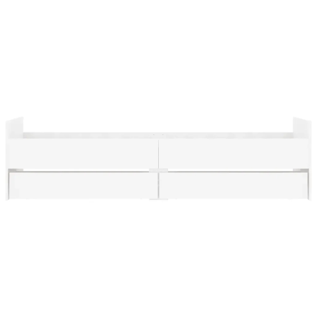 Letto singolo | Letto per adulti | Giroletto con Cassetti Bianco 100x200 cm - Image 6
