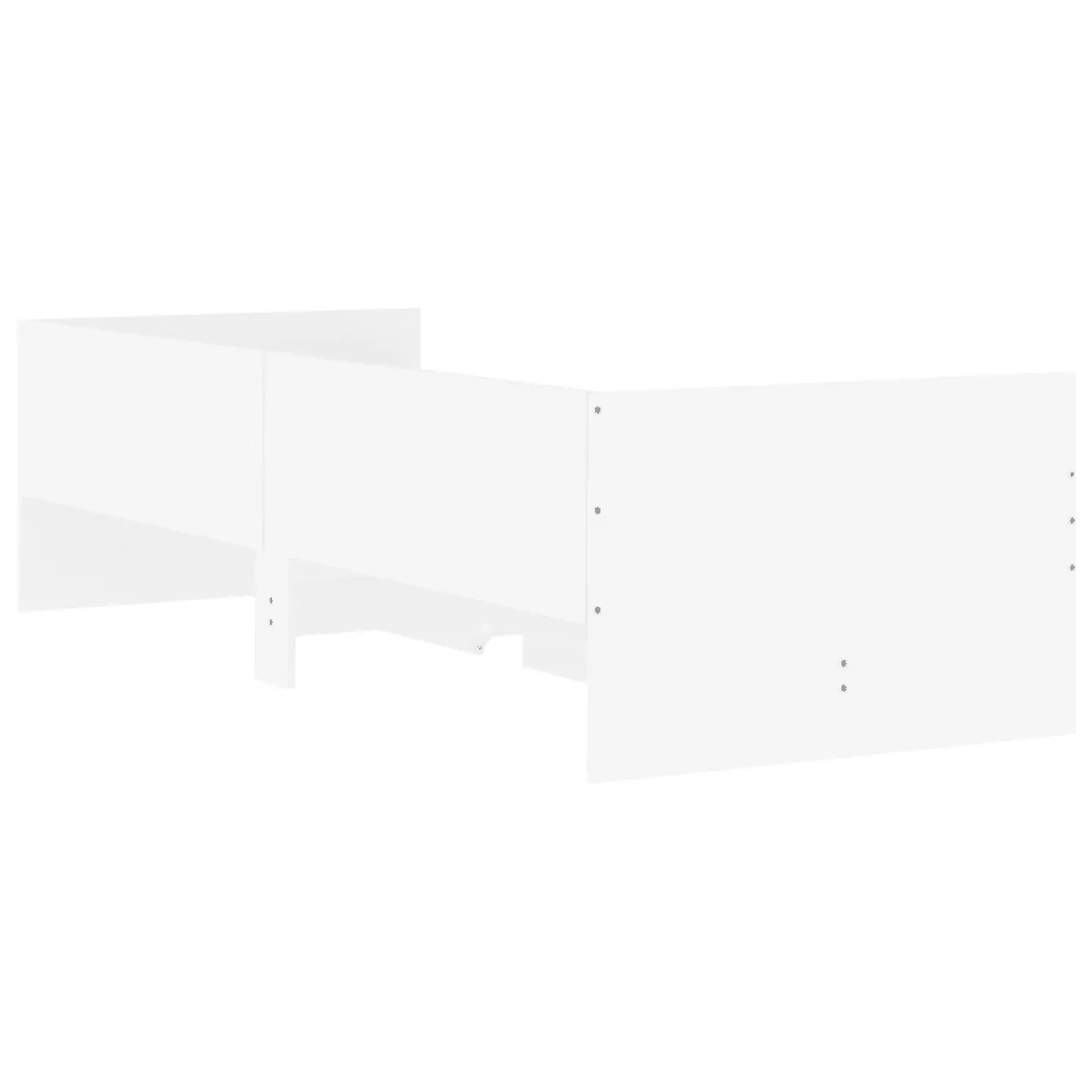 Letto singolo | Letto per adulti | Giroletto con Cassetti Bianco 100x200 cm - Image 8