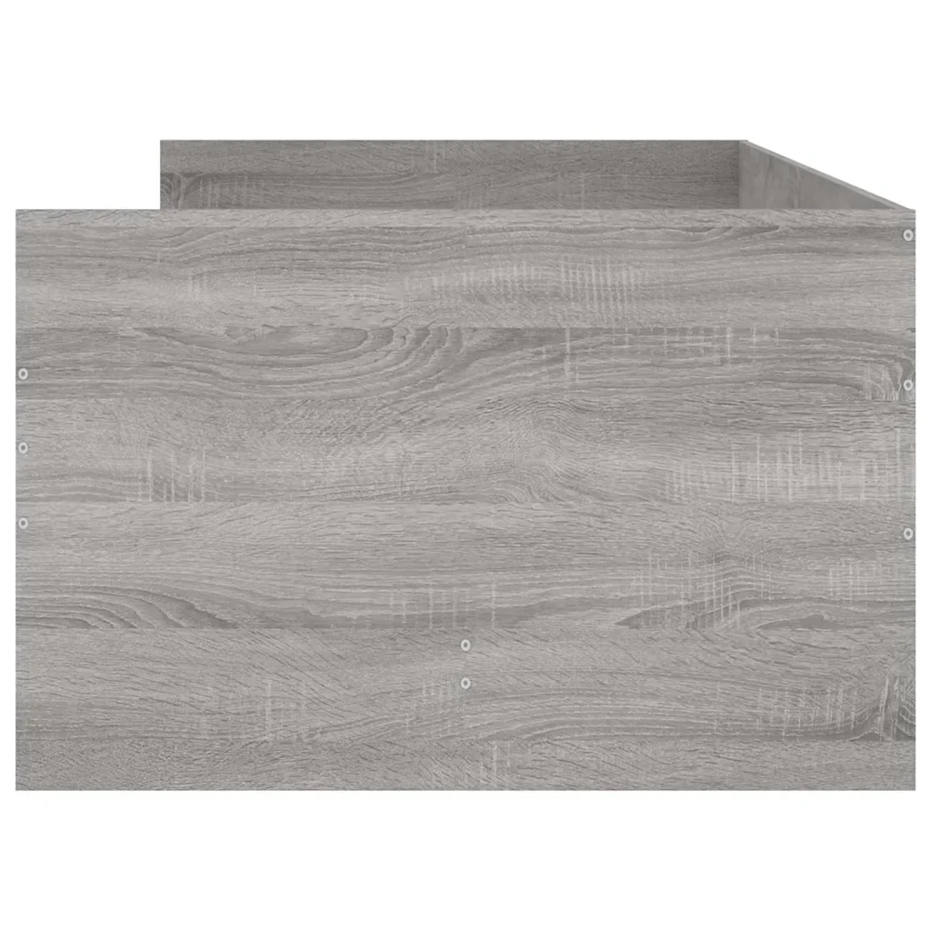 Letto singolo | Letto per adulti | Giroletto con Cassetti Grigio Sonoma 90x190 cm - Image 7