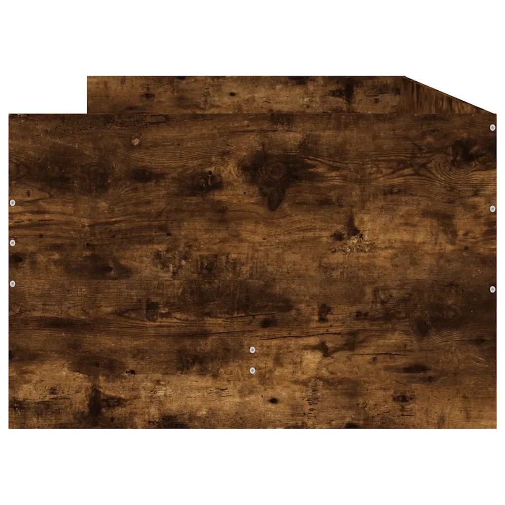 Letto singolo | Letto per adulti | Giroletto con Cassetti Rovere Fumo 90x190 cm - Image 7