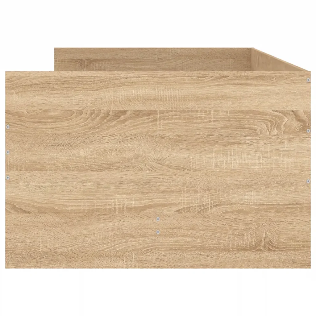 Letto singolo | Letto per adulti | Giroletto con Cassetti Rovere Sonoma 75x190 cm Small Single - Image 7