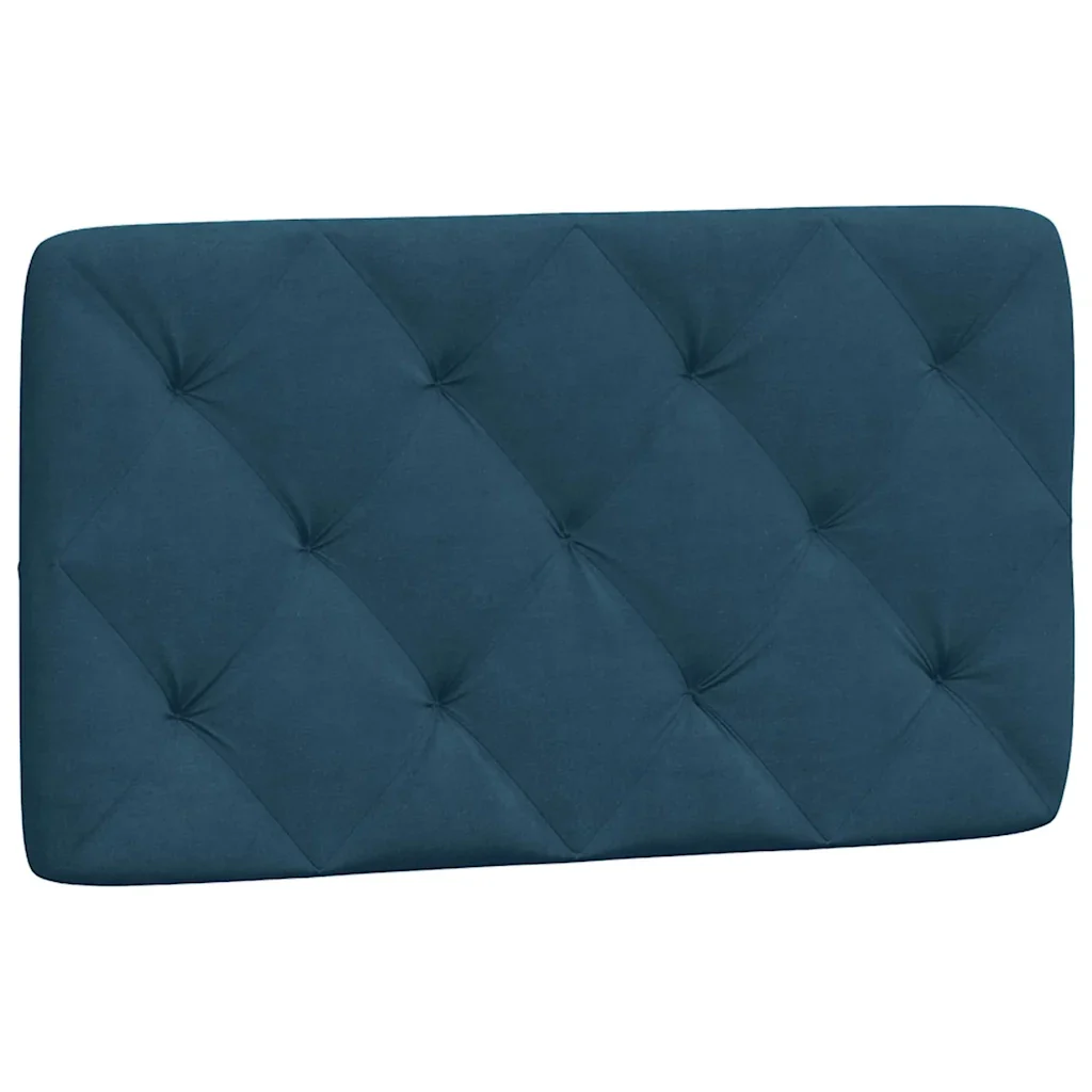 Letto singolo | Letto per adulti | Giroletto con LED senza Materasso Blu 90x190 cm in Velluto - Image 9