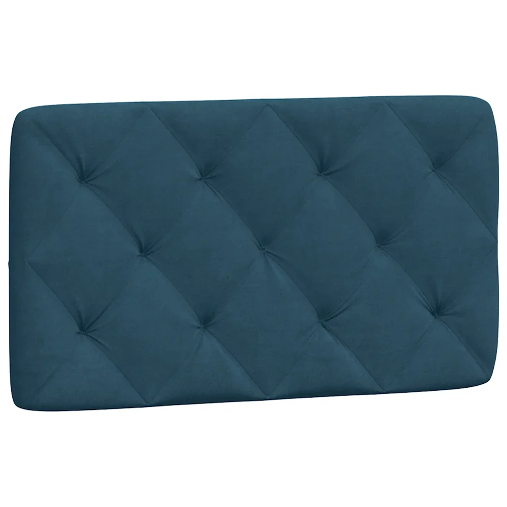 Letto singolo | Letto per adulti | Giroletto con LED senza Materasso Blu 90x200 cm in Velluto - Image 9