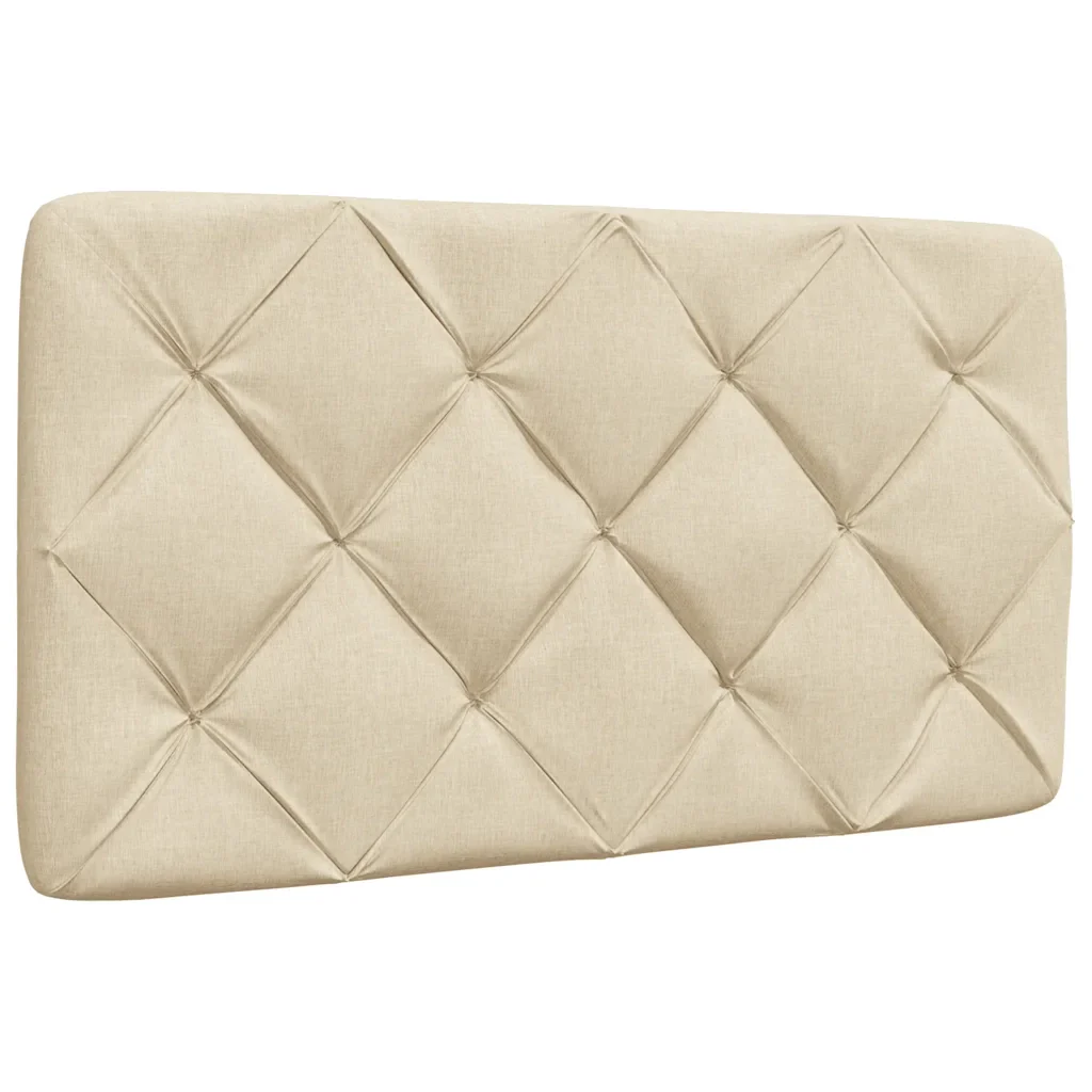 Letto singolo | Letto per adulti | Giroletto con LED senza Materasso Crema 80x200 cm in Tessuto - Image 8