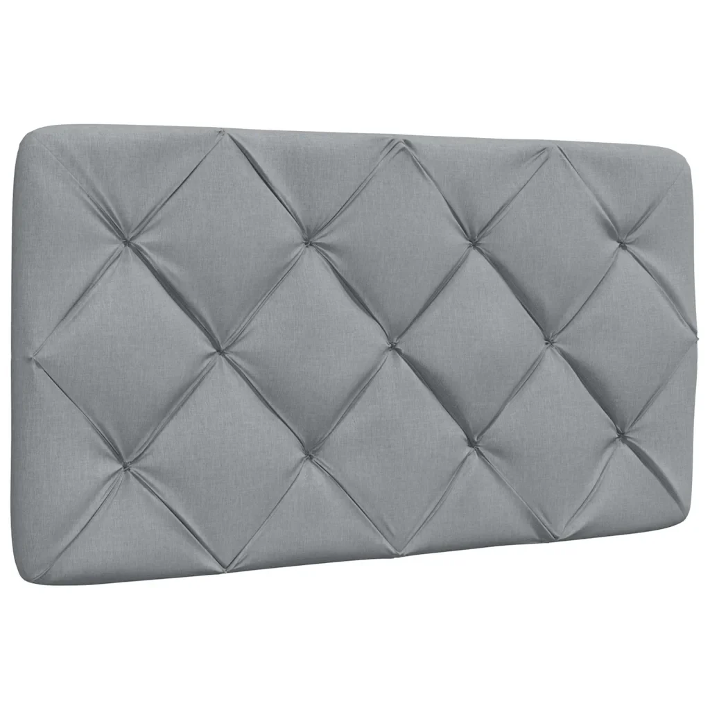 Letto singolo | Letto per adulti | Giroletto con LED senza Materasso Grigio Chiaro 90x200 cm - Image 6