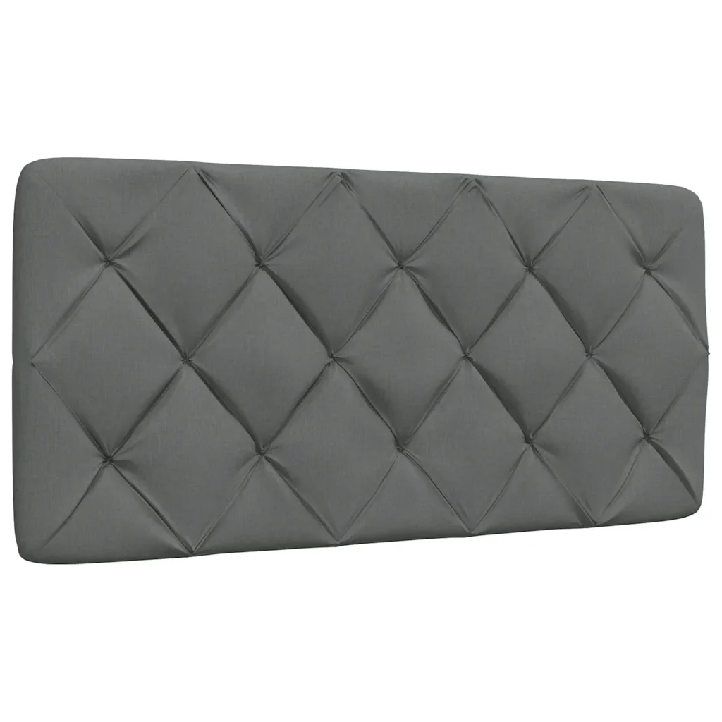Letto singolo | Letto per adulti | Giroletto con LED senza Materasso Grigio Scuro 100x200 cm - Image 6
