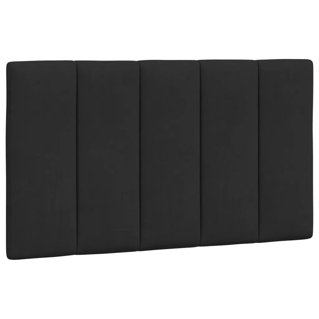 Letto singolo | Letto per adulti | Giroletto con LED senza Materasso Hanko Nero 90x190 cm in Velluto - Image 10
