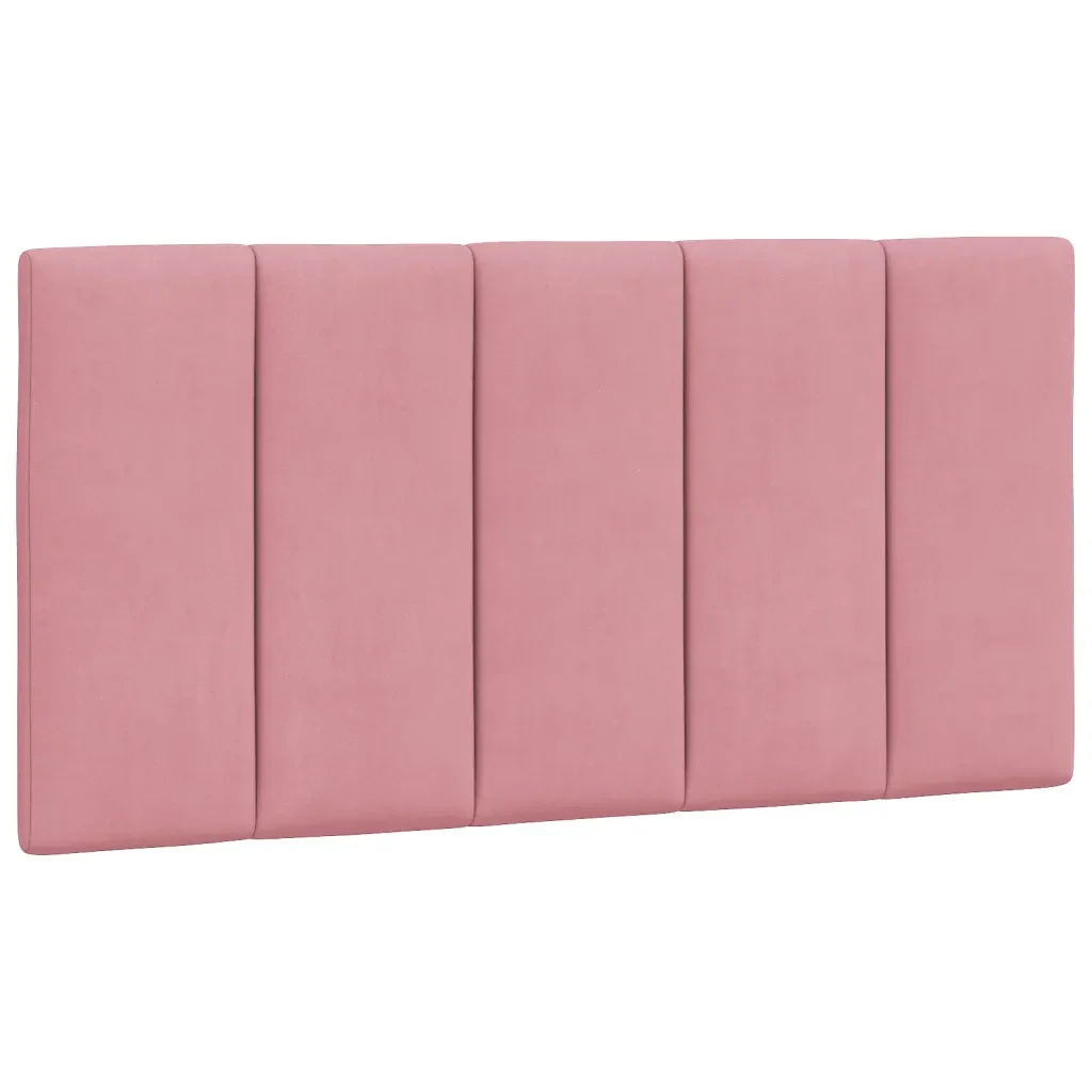Letto singolo | Letto per adulti | Giroletto con LED senza Materasso Hanko Rosa 100x200 cm in Velluto - Image 10